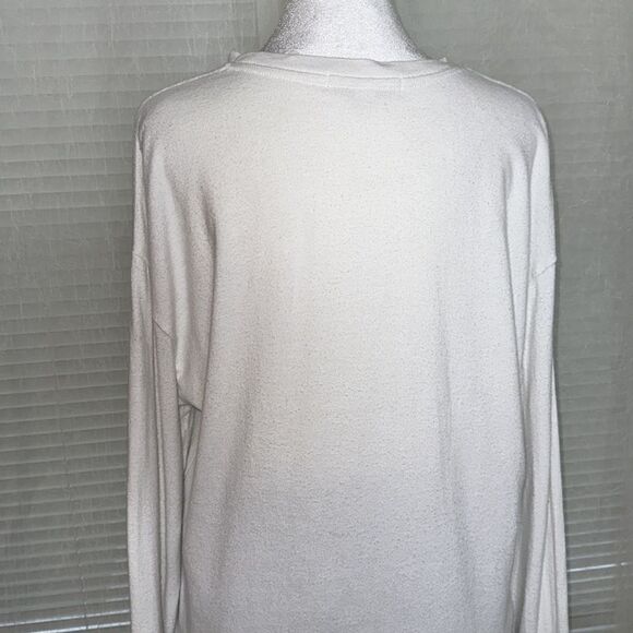 Spiritual Gangster L Savasana Crewneck Soft White Rainbow Lettering Pullover - Picture 10 of 16